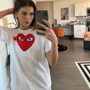 Comme des Garçons Play Heart eyes T-shirt